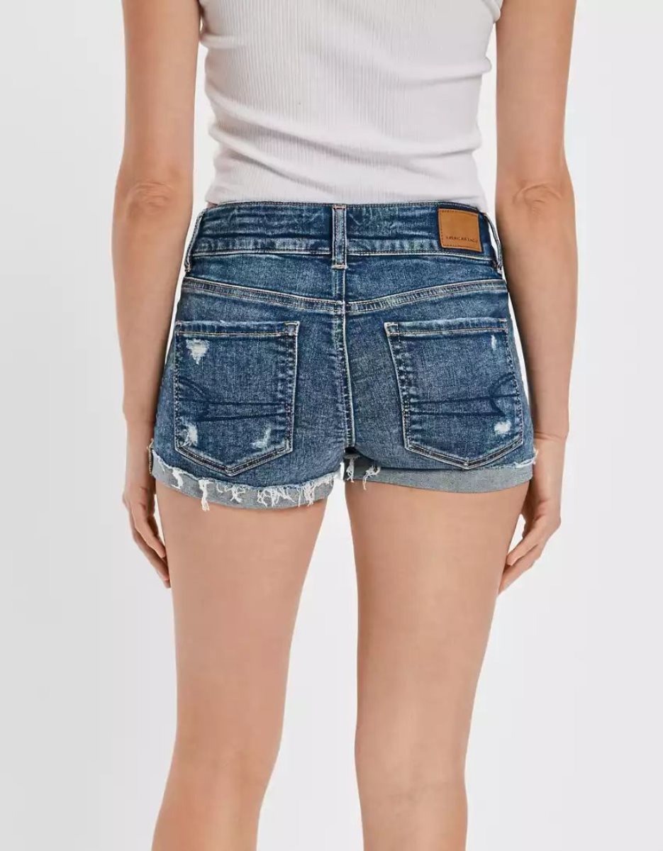 Shorts American Eagle AE Ne(x)t Level High-Waisted Denim Multicolore Femme | YLY-83344273